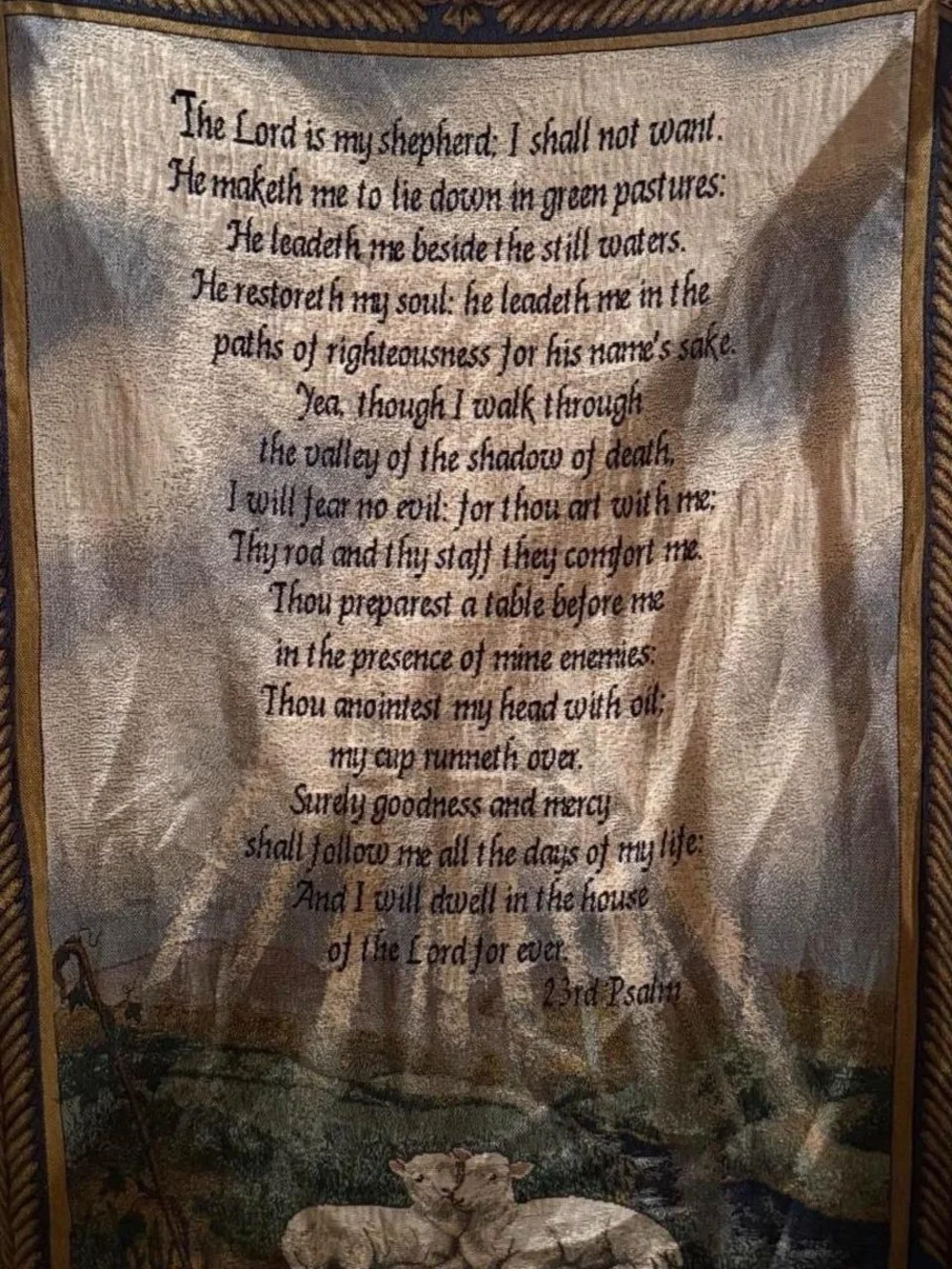 Psalms Blanket